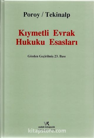 Kıymetli Evrak Hukuku Esasları