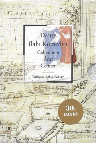 İlahi Komedya/Cehennem-Araf-Cennet (Özel Karton Kutuda 3 Kitap)