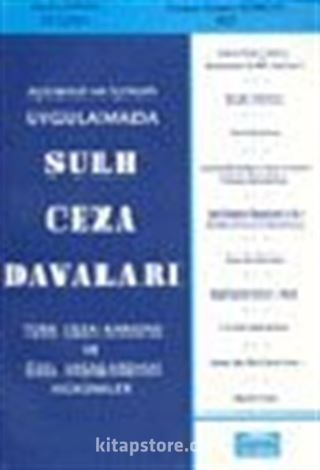 Sulh Ceza Davaları