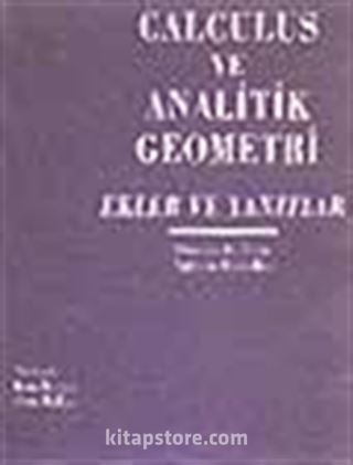 Calculus and Analytic Geometry (2 cilt) takım