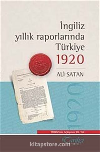 İngiliz Yıllık Raporlarında Türkiye 1920