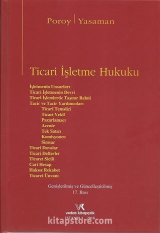 Ticari İşletme Hukuku / Reha Poroy-Hamdi Yasaman