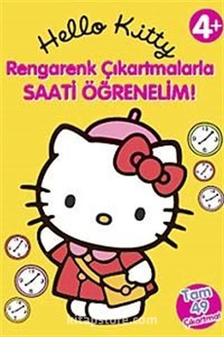 Hello Kitty Rengarenk Çıkartmalarla Saati Öğrenelim