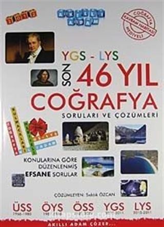 YGS-LYS Son 46 Yıl Coğrafya Soruları ve Çözümleri Konularına Göre Düzenlenmiş Efsane Sorular