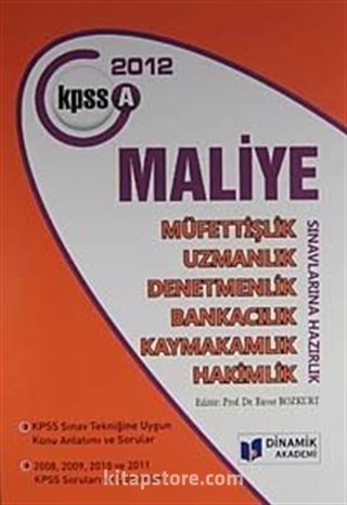 2012 KPSS A Maliye