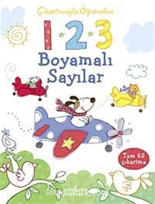 Çıkartmayla Öğrenelim - Boyamalı Sayılar