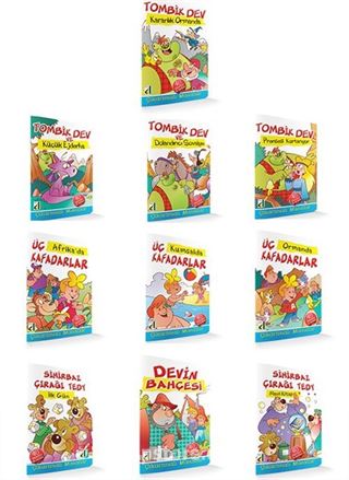 Çıkartmalı Masallar (10 Kitap)