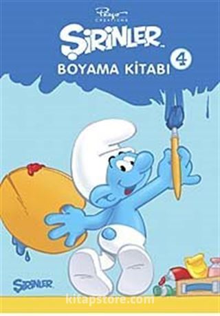 Şirinler Boyama Kitabı 4