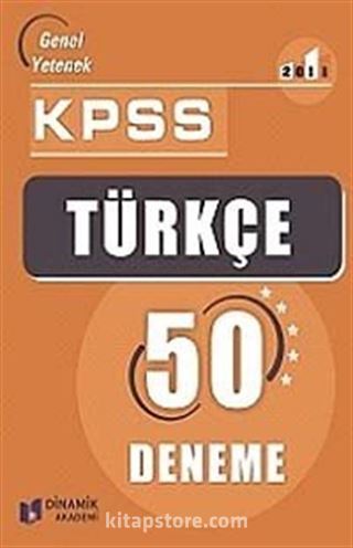 2011 KPSS Genel Kültür Türkçe 50 Deneme