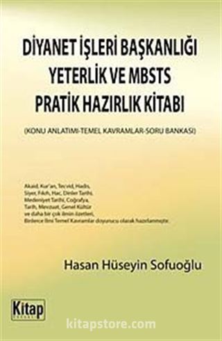 Diyanet İşleri Başkanlığı Yeterlik ve Mbsts Pratik Hazırlık Kitabı