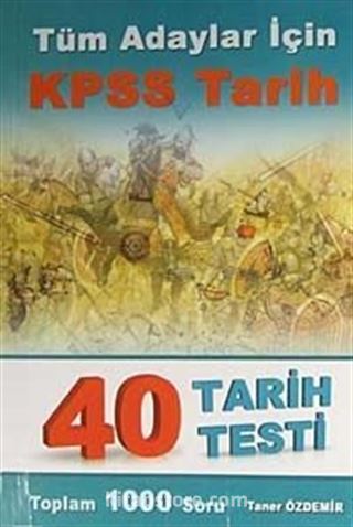 KPSS Tarih Tüm Adaylar İçin 40 Tarih Testi