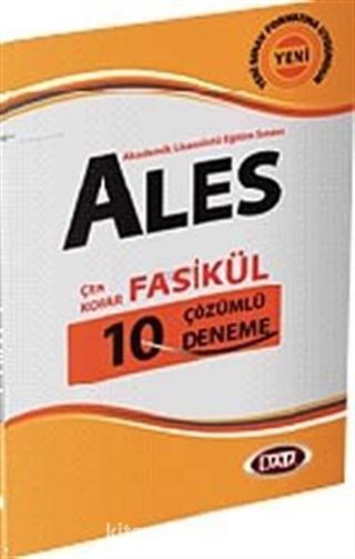 Ales Çek Kopar Çözümlü 10 Fasikül Deneme