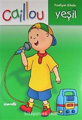 Caillou Faaliyet Kitabı Yeşil