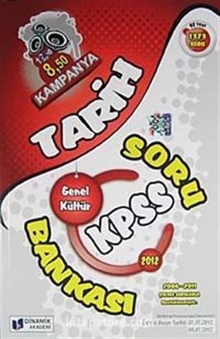 2012 KPSS Genel Kültür Tarih Soru Bankası