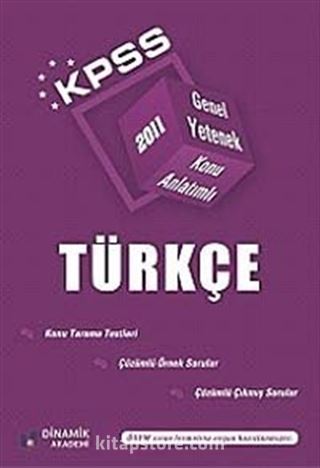 2011 KPSS Genel Kültür Türkçe Konu Anlatımlı