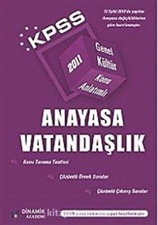 2011 KPSS Genel Kültür Anayasa Vatandaşlık Konu Anlatımlı