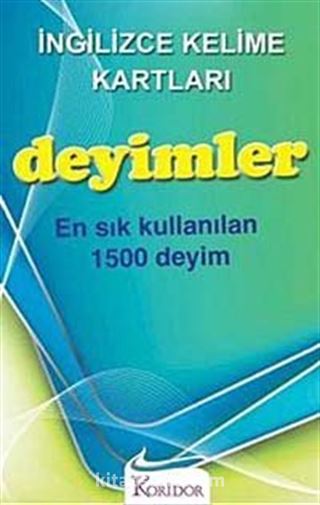 Deyimler - İngilizce Kelime Kartları