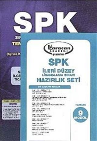 SPK İleri Düzey Lisanslama Sınavı Hazırlık Seti (9 Kitap)