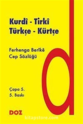 Kürtçe - Türkçe Cep Sözlüğü