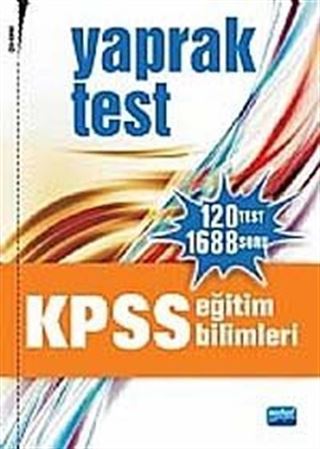 KPSS Eğitim Bilimleri Yaprak Test