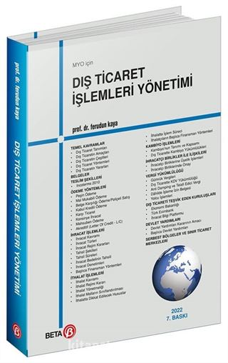 Meslek Yüksek Okulları için Dış Ticaret İşlemleri Yönetimi