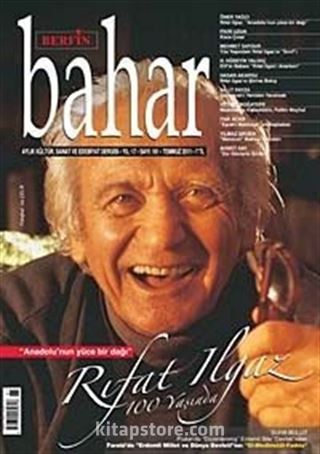 Berfin Bahar Aylık Kültür Sanat ve Edebiyat Dergisi Temmuz 2011 Sayı:161