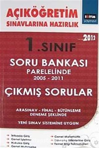 Açıköğretim Sınavlarına Hazırlık 1. Sınıf