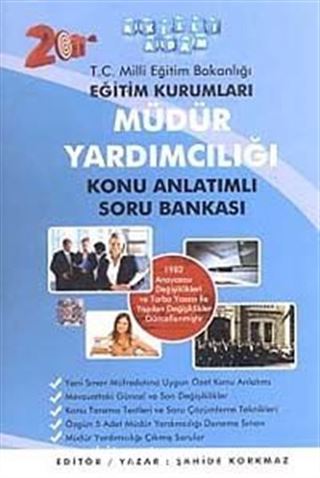 2011 Müdür Yardımcılığı Konu Anlatımlı Soru Bankası