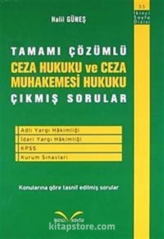 Ceza Hukuku ve Ceza Muhakemesi Hukuk