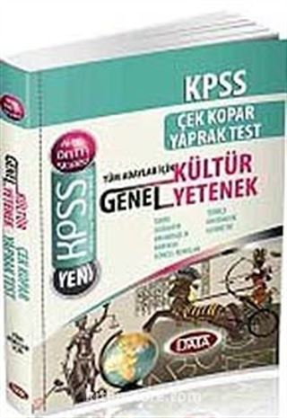 KPSS Genel Kültür Genel Yetenek Çek Kopar Yaprak Test