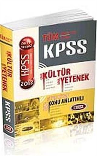 KPSS Genel Kültür Genel Yetenek Konu Anlatımlı Tek Kitap