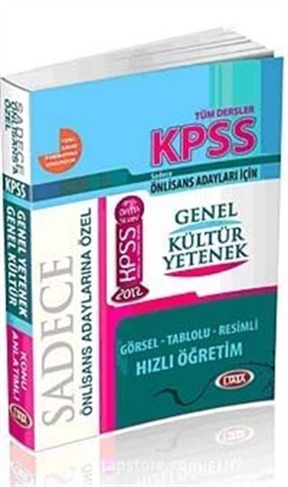 2012 KPSS Genel Kültür Genel Yetenek / Sadece Önlisans Adaylarına Özel