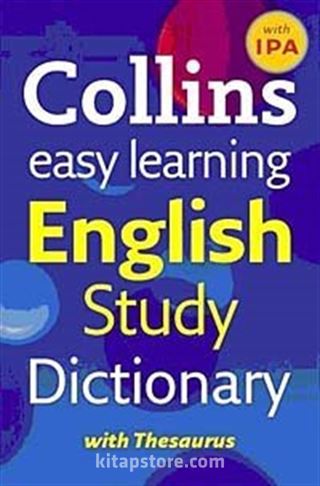 Collins Easy Learning English Study Dictionary with Thesaurus