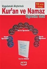 Uygulamalı Alıştırmalı Kur'an ve Namaz Öğretim Seti (10 Vcd 1 Kitap)