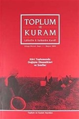 Toplum ve Kuram Dergisi Sayı:1 Mayıs 2009