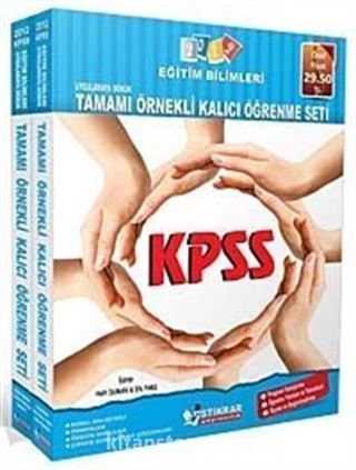 2012 KPSS Eğitim Bilimleri - Uygulamaya Dönük Tamamı Örnekli Kalıcı Öğrenme Seti