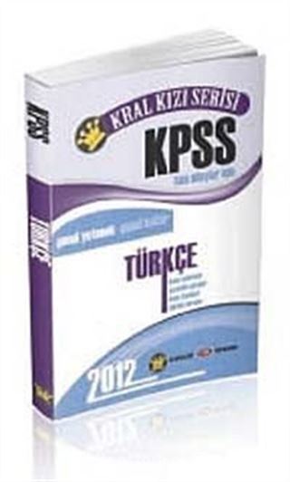 2012 KPSS Kral Kızı Serisi Türkçe Konu Anlatımlı