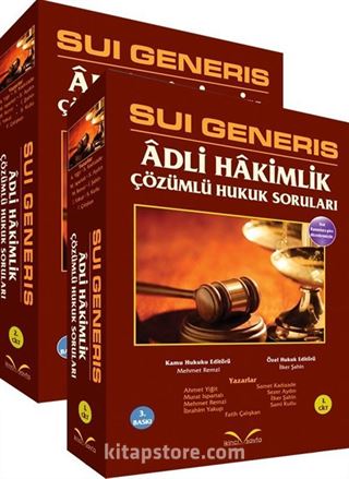 Sui Generis Adli Hakimlik Çözümlü Hukuk Soruları (2 Cilt)