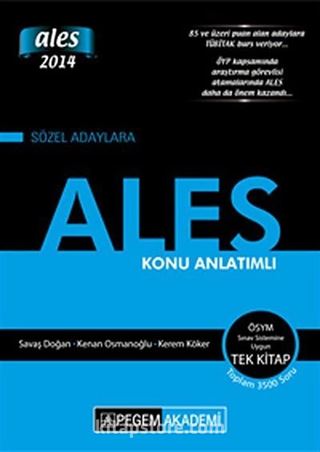 2014 Ales Sözel Adaylara Konu Anlatımlı