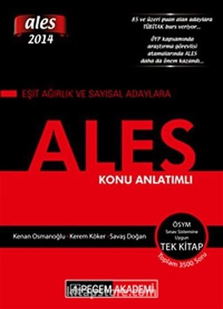 2014 Ales Eşit Ağırlık ve Sayısal Adaylar İçin Konu Anlatımlı