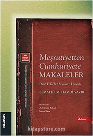 Meşrutiyetten Cumhuriyete Makaleler