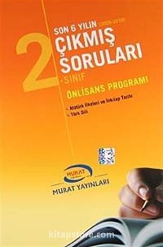 2. Sınıf Son 6 Yılın Çıkmış Soruları Önlisans Programı (2005-2010)