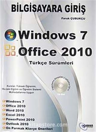 Bilgisayara Giriş / Windows 7 Office 2010 Türkçe Sürümleri