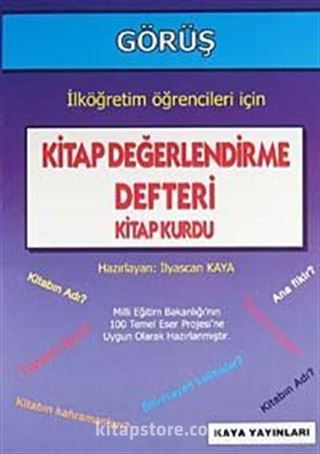 İlköğretim Öğrenciler İçin Kitap Değerlendirme Defteri