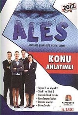 2012 Ales Konu Anlatımlı