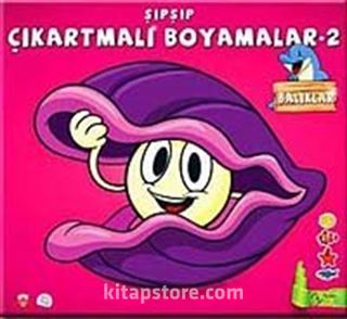 Şıpşıp Çıkartmalı Boyamalar -2 / Balıklar