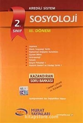 2. Sınıf Kredili Sistem Sosyoloji III. Dönem