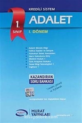 1. Sınıf Kredili Sistem Adalet I. Dönem