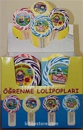 Öğrenme Lolipopları Kutulu Set (24 Adet)