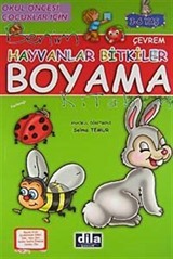 Benim Hayvanlar Bitkiler Boyama Kitabım / Okul Öncesi Çocuklar İçin